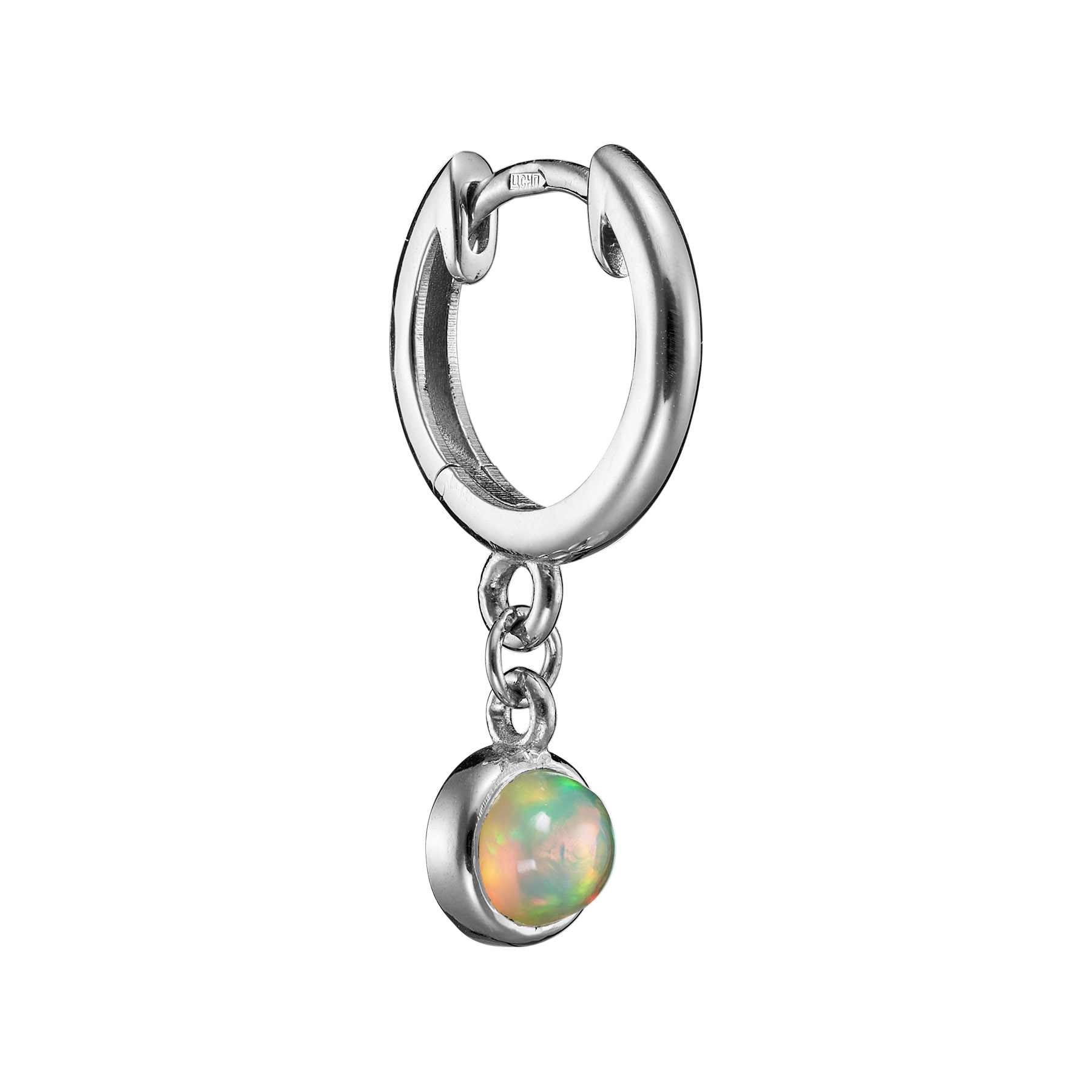 Моносерьга конго с опалом