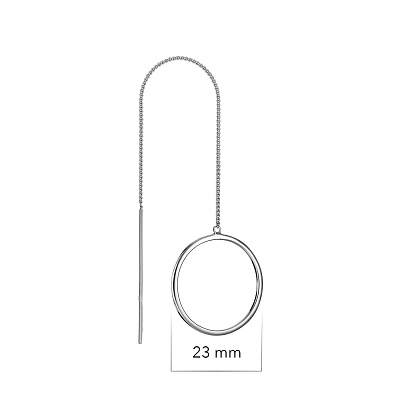 Моносерьга Круг