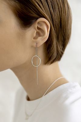 Моносерьга Круг